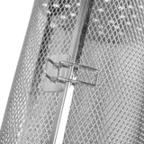 12*18cm Stainless Steel Bakeware Oven Roast Baking Rotary Nuts Beans Peanut Basket BBQ Grill