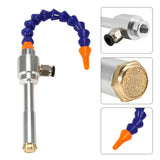 130mm Aluminum Alloy Mechanical Process Mini Vortex Cold Air Dry Cooling Gun Flexible Tube - Side View