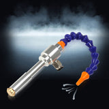 130mm Aluminum Alloy Mechanical Process Mini Vortex Cold Air Dry Cooling Gun Flexible Tube - Top-Down View