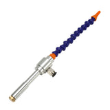 130mm Aluminum Alloy Mechanical Process Mini Vortex Cold Air Dry Cooling Gun Flexible Tube - Rear View