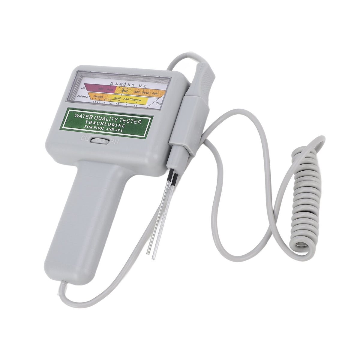 Portable PH Tester Chlorine Meter Swimming Pool Spa Water Quality Monitor Checker