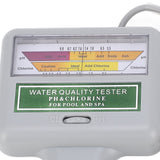 Portable PH Tester Chlorine Meter Swimming Pool Spa Water Quality Monitor Checker