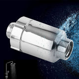 Shower Head Filter Bathroom Home Water Purifier Softener Chlorine Heavy Metal Remover - Top-Down View