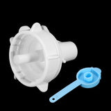 Manual Operated 5 Gallon Bottle Jug Pump Drinking Water Spout Dispenser with Dustproof Cap - Top-Down View