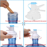 Manual Operated 5 Gallon Bottle Jug Pump Drinking Water Spout Dispenser with Dustproof Cap - Extra Image