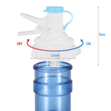 Manual Operated 5 Gallon Bottle Jug Pump Drinking Water Spout Dispenser with Dustproof Cap