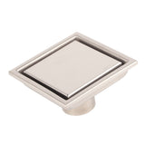 Home Stainless Steel Square Shape Antiodor Bathroom Floor Drain Waste Gate Shower Drainer