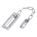 Stainless Steel Safety Guard Door Chain Security Lock Latch With Screws(Silver)