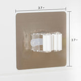 Mop Broom Gripper Holder Hooks, Strongest Adhesive Wall Mounted Umbrella Hanger, Cleaning Tools
