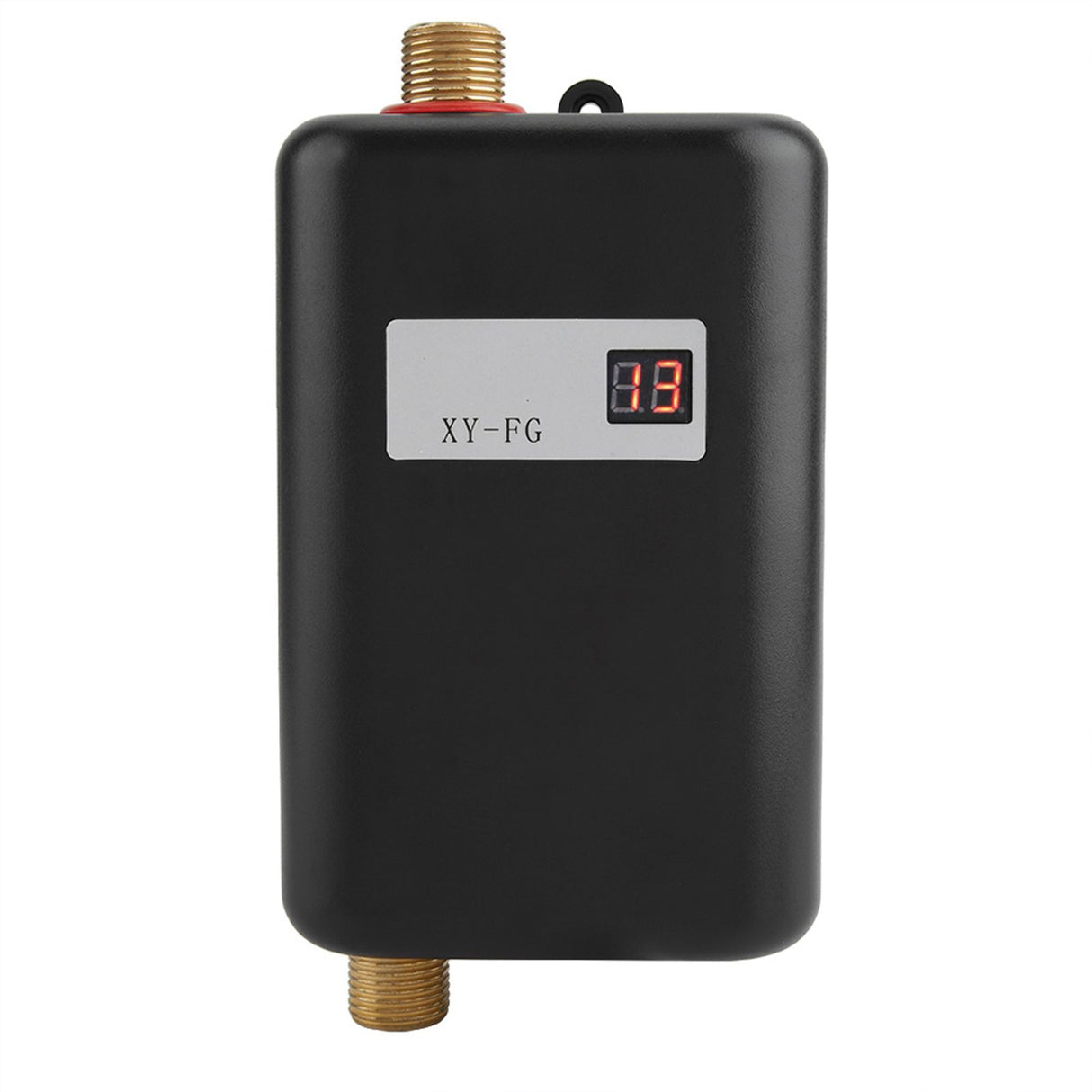 220V 3800W Mini Electric Tankless Instant Hot Water Heater Bathroom Kitchen Washing Black