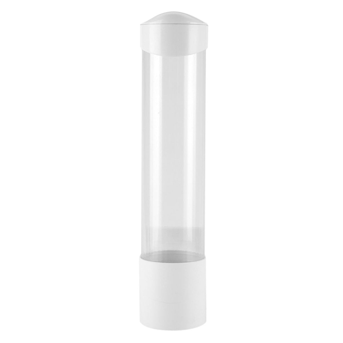 Anti Dust Paper Cup Dispenser Plastic Holder 7.5cm 50 Cups Convenient Container