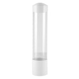 Anti Dust Paper Cup Dispenser Plastic Holder 7.5cm 50 Cups Convenient Container