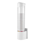 Anti Dust Paper Cup Dispenser Plastic Holder 7.5cm 50 Cups Convenient Container