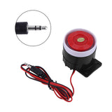 DC 12V Wired Mini Alarm Horn Home Security 110 dB Sound Alarming System
