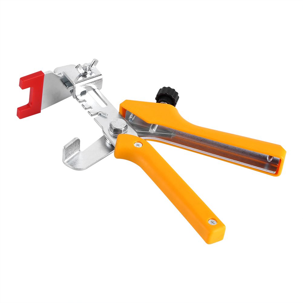 1pc Floor Pliers Tiling Locator Tile Leveling System Ceramic Tiles Installation Tool(Yellow)