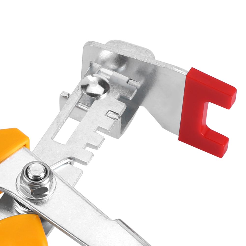 1pc Floor Pliers Tiling Locator Tile Leveling System Ceramic Tiles Installation Tool(Yellow)