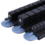 3Pcs 1/4" 3/8" 1/2" Plastic Wall Mounted Socket Storage Rack Divider Rail Tray Holder Organizer