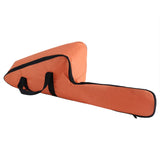 Portable Orange Oxford Chainsaw Carrying Bag Case Protective Storage Bags Holder - Front View