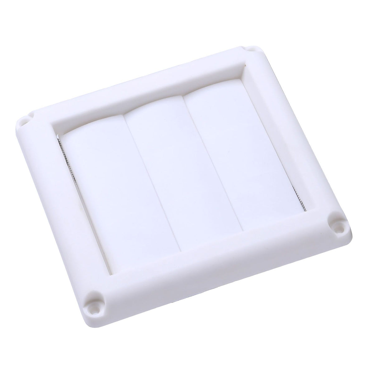 1 PC Plastic Air Vent Grille Cover 3 Flaps Wall Duct Ventilation Grill With Net New 15*15cm