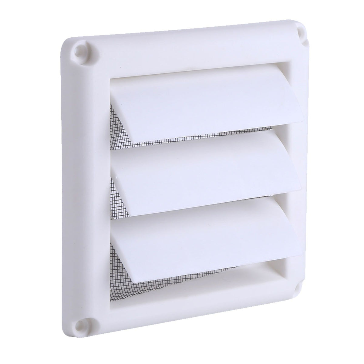 1 PC Plastic Air Vent Grille Cover 3 Flaps Wall Duct Ventilation Grill With Net New 15*15cm
