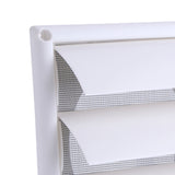 1 PC Plastic Air Vent Grille Cover 3 Flaps Wall Duct Ventilation Grill With Net New 20*20cm