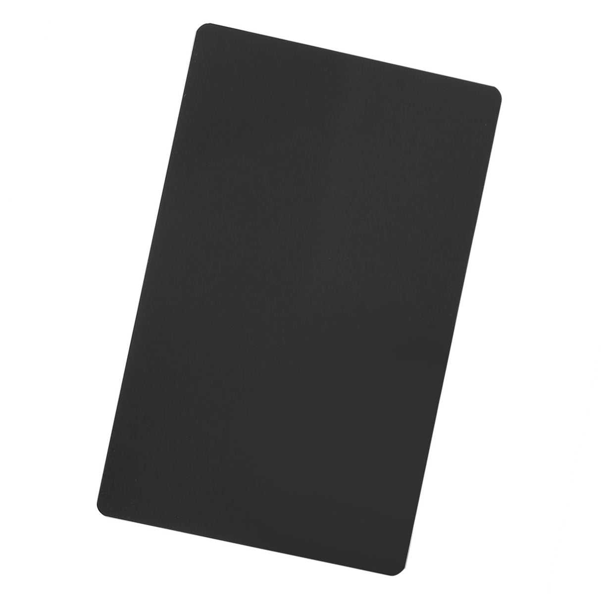 50Pcs Impressive Blanks Laser Mark Engraved Metal Business Visiting Name Cards (Black)