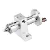 For Mini Lathe Machine Double Bearing Live Center Revolving Centre DIY Parts - Front View