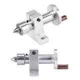 For Mini Lathe Machine Double Bearing Live Center Revolving Centre DIY Parts - Low Angle