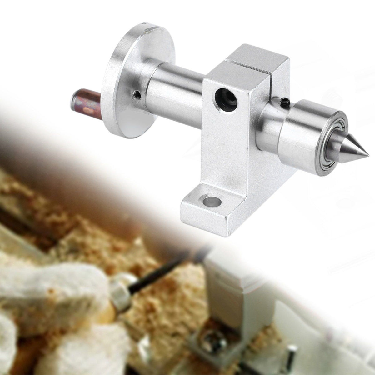 For Mini Lathe Machine Double Bearing Live Center Revolving Centre DIY Parts