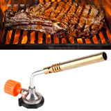 Flamethrower Burner Butane Gas Blow Torch Hand Ignition Camping Welding BBQ
