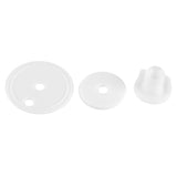 Replacement Toilet Seat Hinge Chrome Hinge With Fittings Bathroom Hotel Set - Extra Image