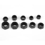 10 Pieces Damaged Bolt Nut Screw Remover Extractor Removal Set Threading Tools Kit - Side View