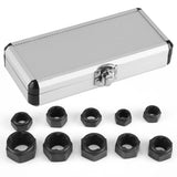 10 Pieces Damaged Bolt Nut Screw Remover Extractor Removal Set Threading Tools Kit