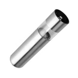 Stainless Steel Electric Kitchen Pepper Grinder Cordless Battery Powered Adjustable Salt Mill - 45-Degree Angle