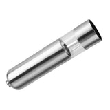 Stainless Steel Electric Kitchen Pepper Grinder Cordless Battery Powered Adjustable Salt Mill