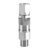 1/4-Inch Stainless Steel Airless High Pressure Spray Gun Hose Swivel Joint For Paint Sprayers - Front View