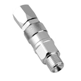 1/4-Inch Stainless Steel Airless High Pressure Spray Gun Hose Swivel Joint For Paint Sprayers - 45-Degree Angle