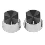 2pcs Universal Gas Stove Cooker Part Control Knobs Replacement Zinc Alloy Rotary Switch
