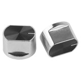 2pcs Universal Gas Stove Cooker Part Control Knobs Replacement Zinc Alloy Rotary Switch - Rear View
