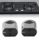 2pcs Universal Gas Stove Cooker Part Control Knobs Replacement Zinc Alloy Rotary Switch - Extra Image