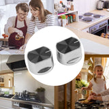 2pcs Universal Gas Stove Cooker Part Control Knobs Replacement Zinc Alloy Rotary Switch - Extra Image