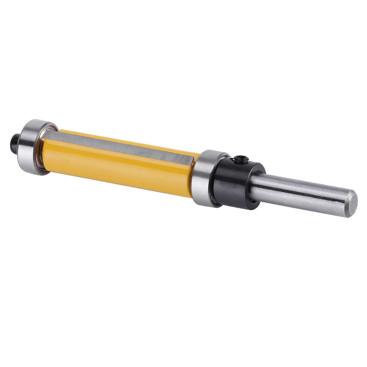 Flush Trim Router Bit with Top and Bottom Bearing 1‑1/2inch H * 1/4inch Shank Woodworking Tool