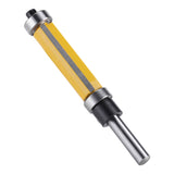 Flush Trim Router Bit with Top and Bottom Bearing 1‑1/2inch H * 1/4inch Shank Woodworking Tool