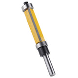 Flush Trim Router Bit with Top and Bottom Bearing 1‑1/2inch H * 1/4inch Shank Woodworking Tool