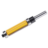 Flush Trim Router Bit with Top and Bottom Bearing 1‑1/2inch H * 1/4inch Shank Woodworking Tool - Extra Image