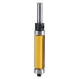 Flush Trim Router Bit with Top and Bottom Bearing 1‑1/2inch H * 1/4inch Shank Woodworking Tool