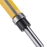 Flush Trim Router Bit with Top and Bottom Bearing 1‑1/2inch H * 1/4inch Shank Woodworking Tool