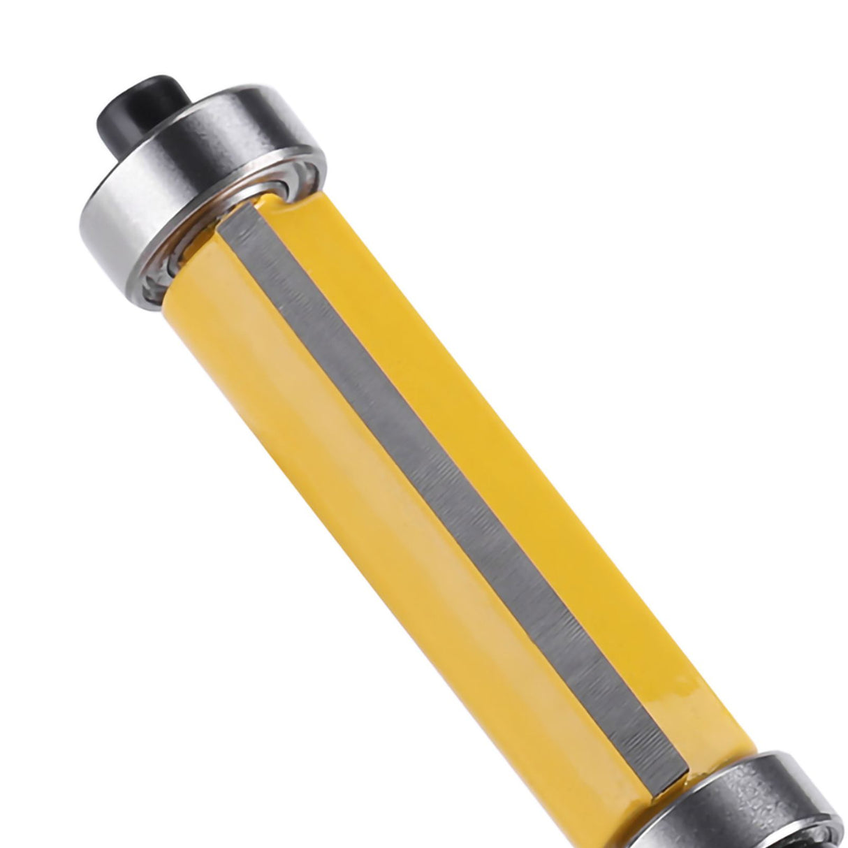 Flush Trim Router Bit with Top and Bottom Bearing 1‑1/2inch H * 1/4inch Shank Woodworking Tool