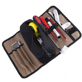 36 * 25cm Durable Waterproof Canvas Electrician Roll Up Hardware Tools Storage Bag