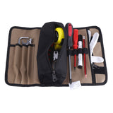36 * 25cm Durable Waterproof Canvas Electrician Roll Up Hardware Tools Storage Bag